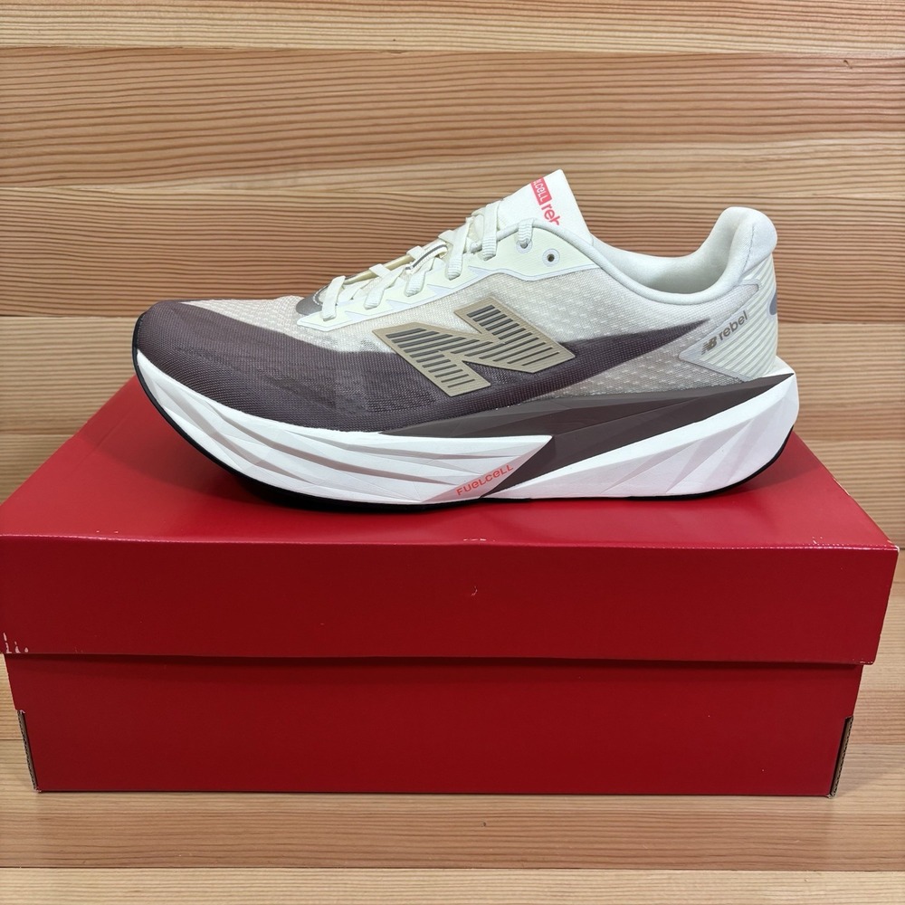 New Balance FuelCell Rebel v5 Angora Earth Mens Running Sneakers MFCXLY5 Sz 12